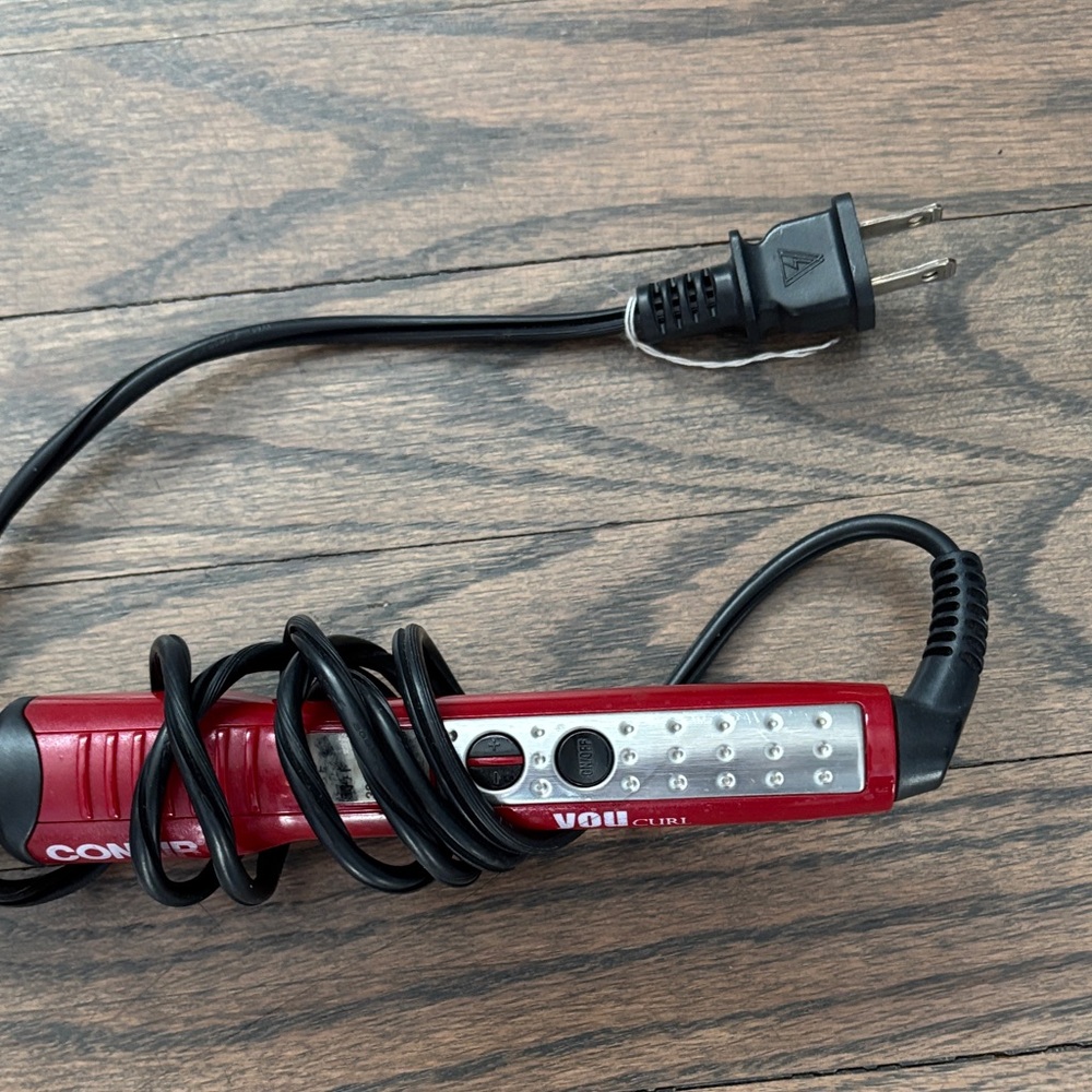 Conair Red and Silver Curling Wand - Women Hair Tools - Picture 4 of 6